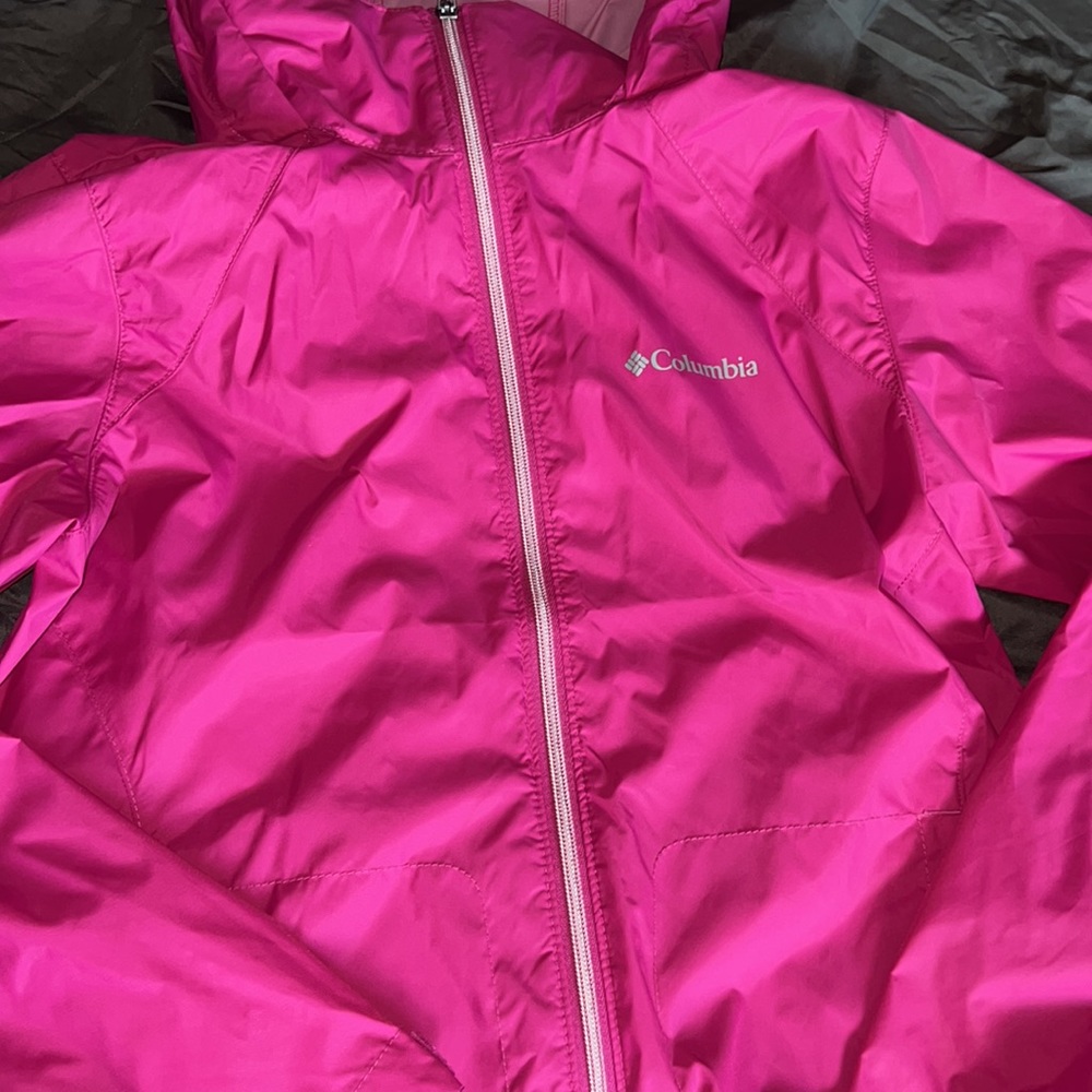 Columbia Magenta Rain Coat - Picture 2 of 5